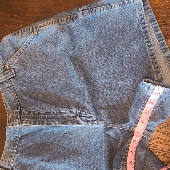 90's vintage Lee carpenters jean shorts size 16 M - Picture 5 of 15